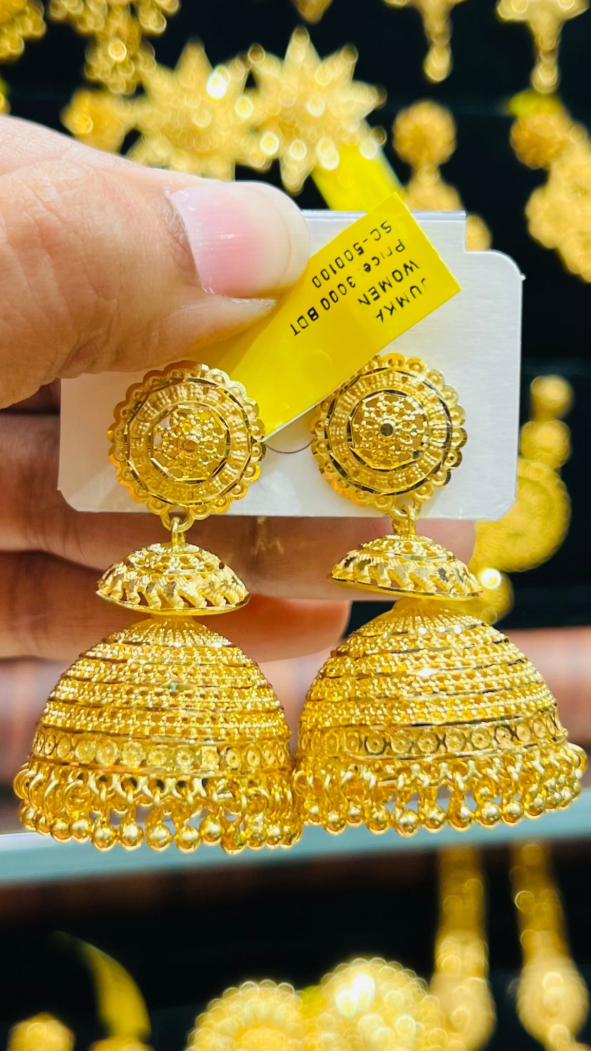 Bridal Statement Jhumka Earrings Mirpur Jewelry City