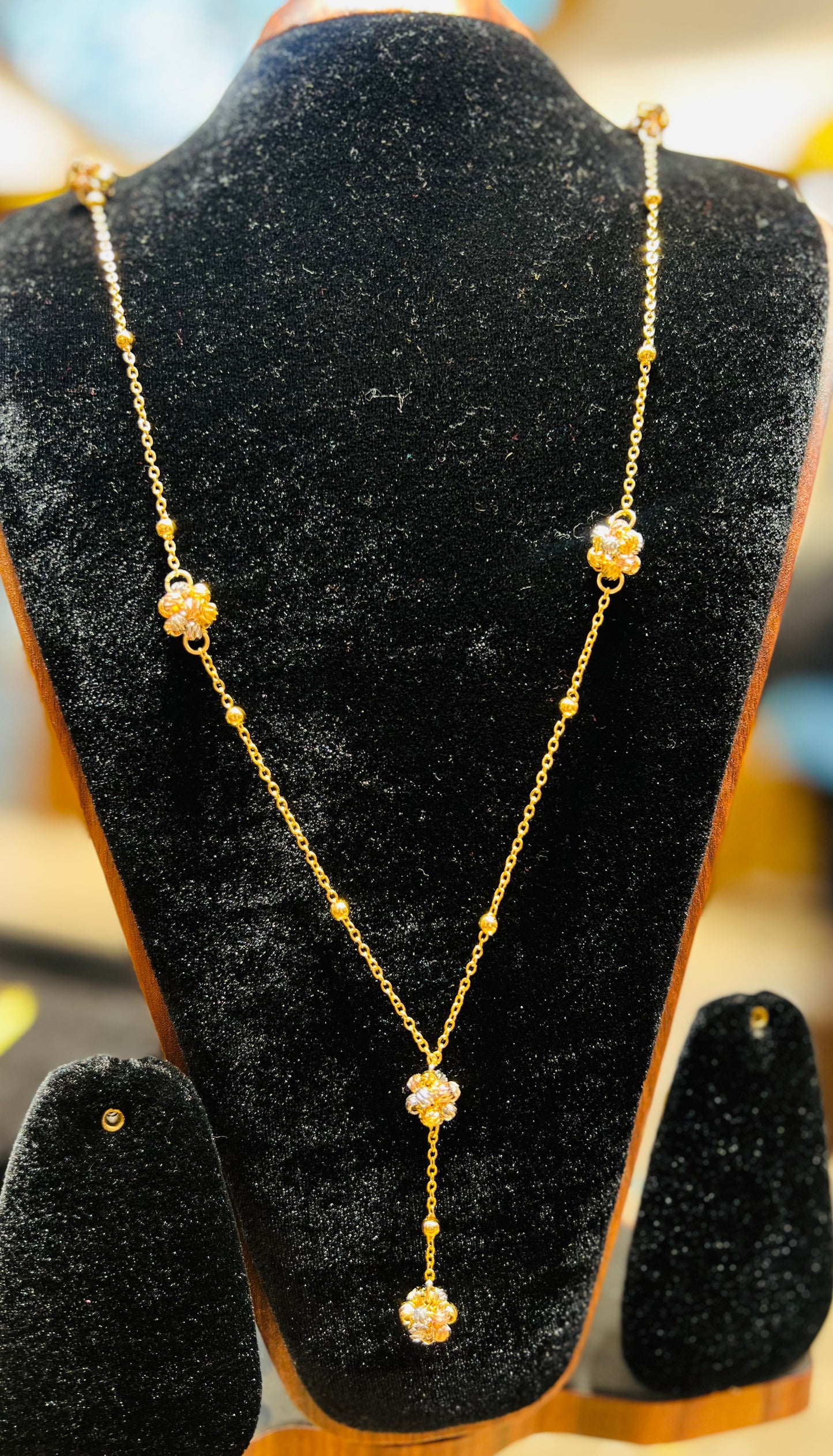 Elegant Gold Plated MOP Chain – Premium Collection