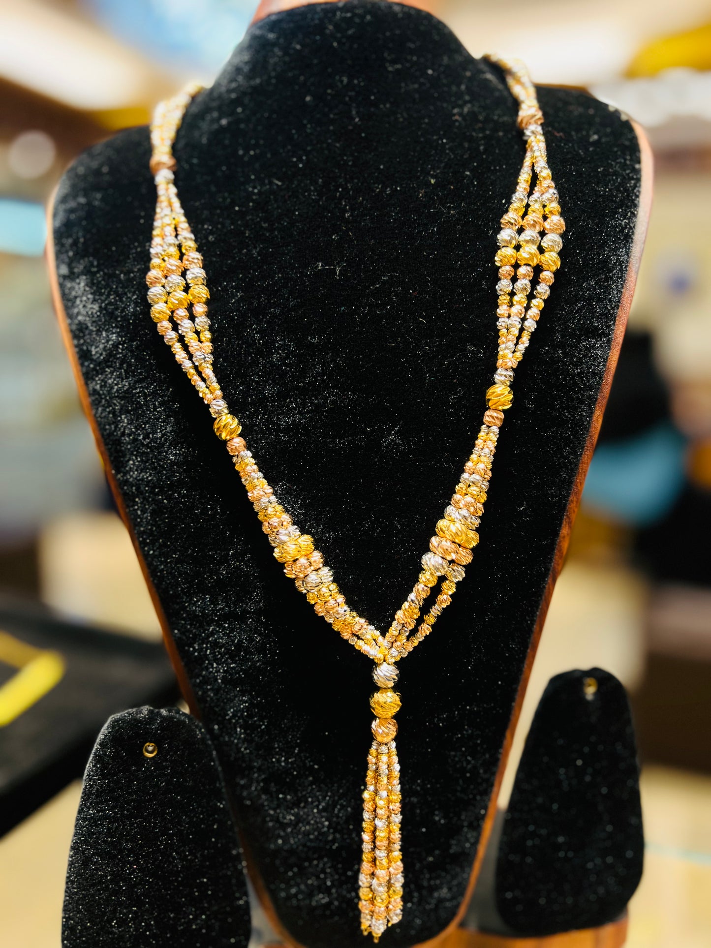 Elegant Gold Plated MOP Chain – Premium Collection