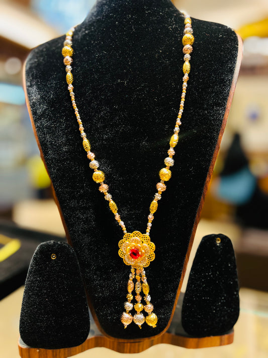 Elegant Gold Plated MOP Chain – Premium Collection