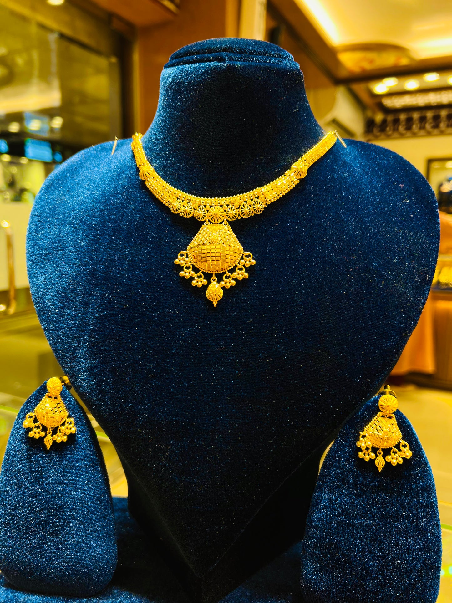 Shahi Gold Polish Necklace – Majestic Bridal Jewellery