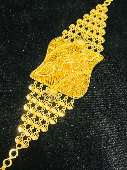 Classic Indian Style Gold Mantasha Mirpur Jewelry City