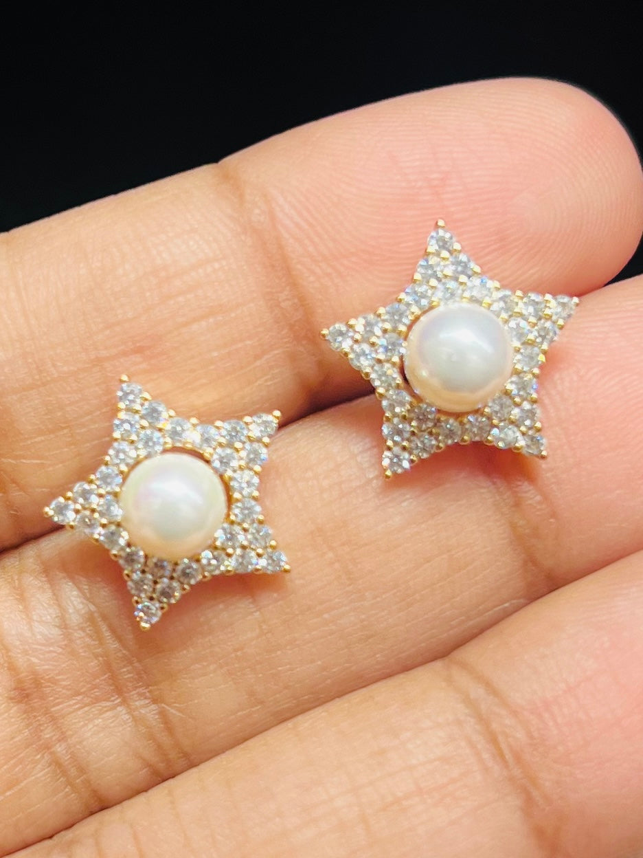 Luxury Gold Plated Eartop 💛 | Stylish Daily Wear