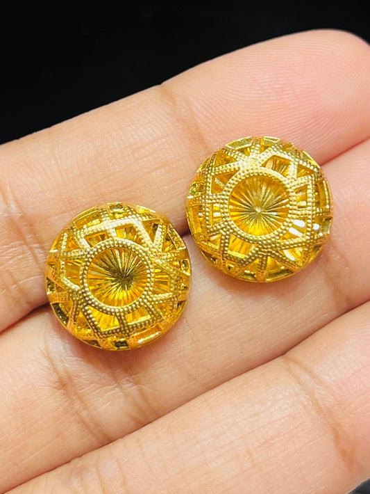 Luxury Gold Plated Eartop 💛 | Stylish Daily Wear