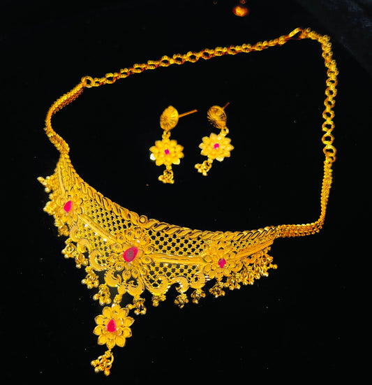 ✨ Royal Bridal Choker – Make Your Look Extra Special Mirpur Jewelry City