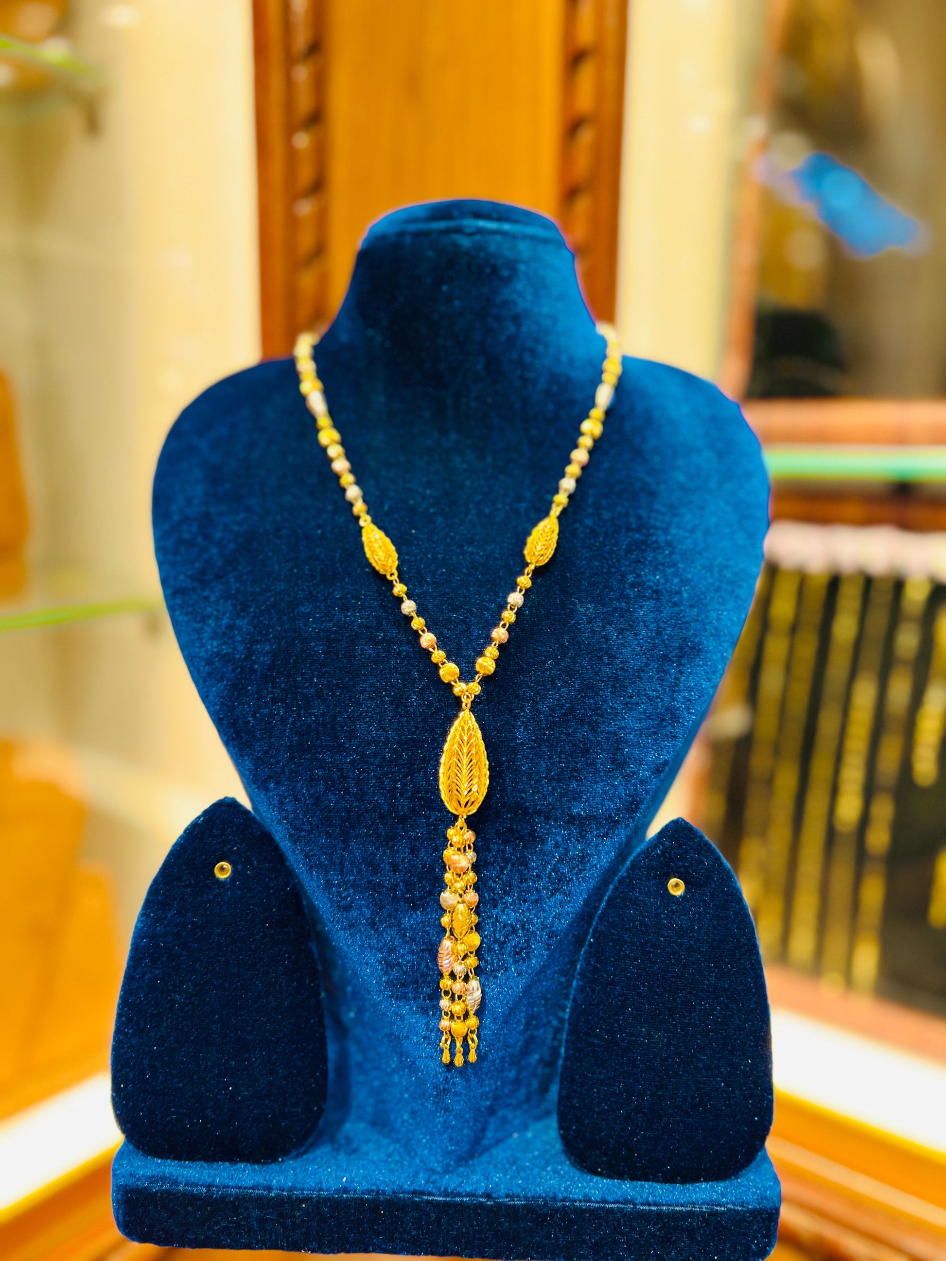 Gold Plated Everyday Wear Mop Chain Mirpur Jewelry City
