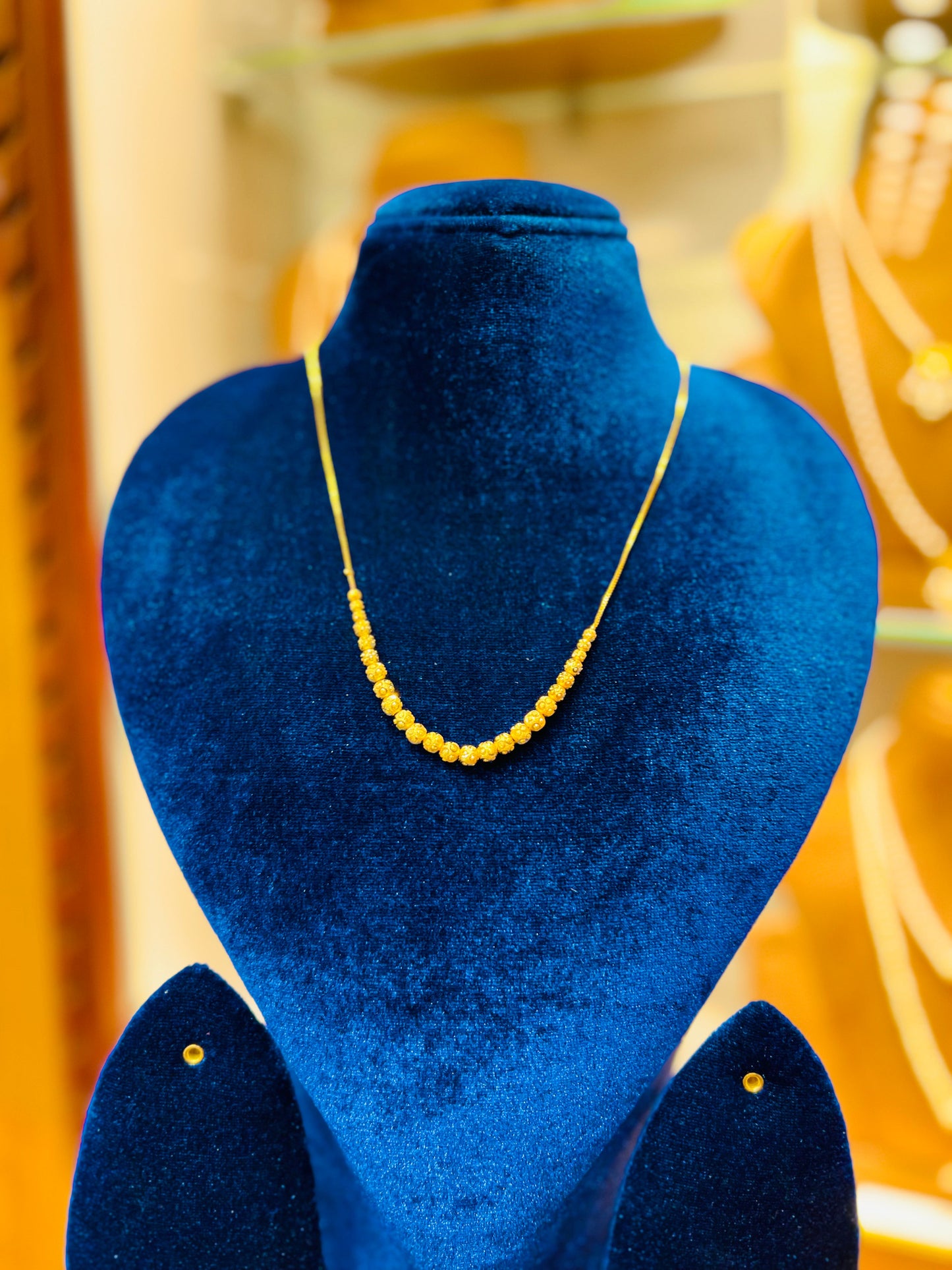 Gold Plated Traditional Favorite Mop Chain Mirpur Jewelry City