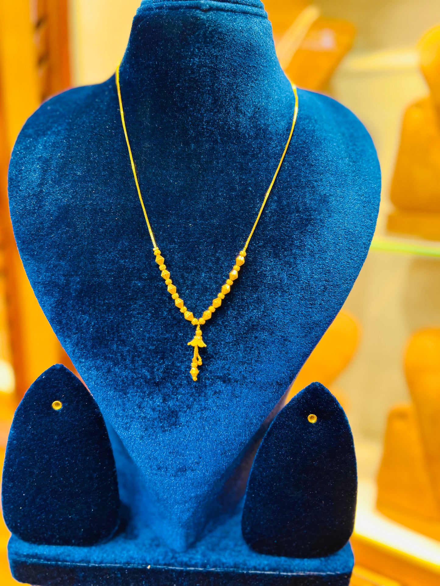 Gold Plated Twisted Link Mop Chain – Elegant Ethnic Design Mirpur Jewelry City