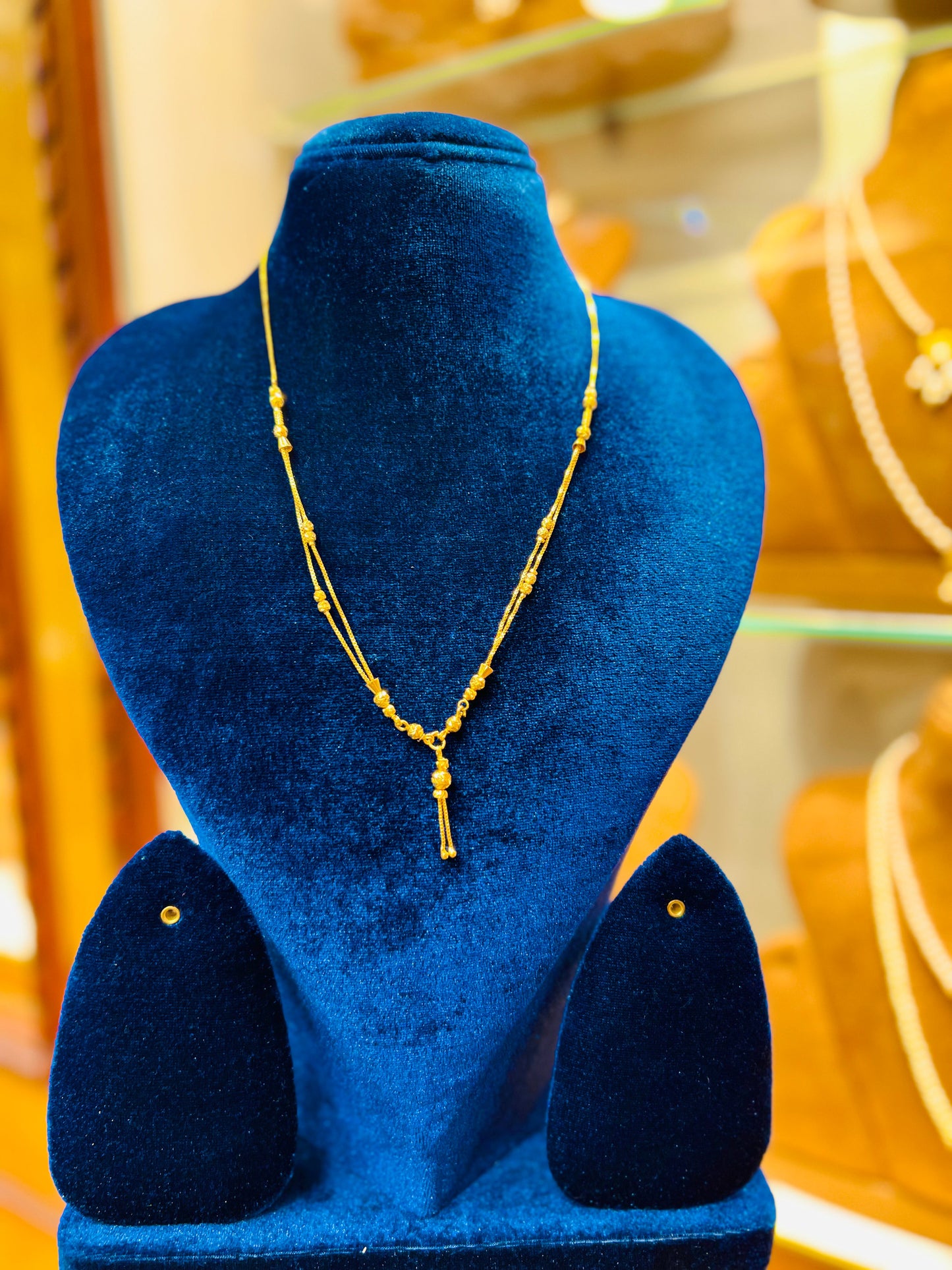 Gold Plated Ball & Link Mop Chain for Women Mirpur Jewelry City