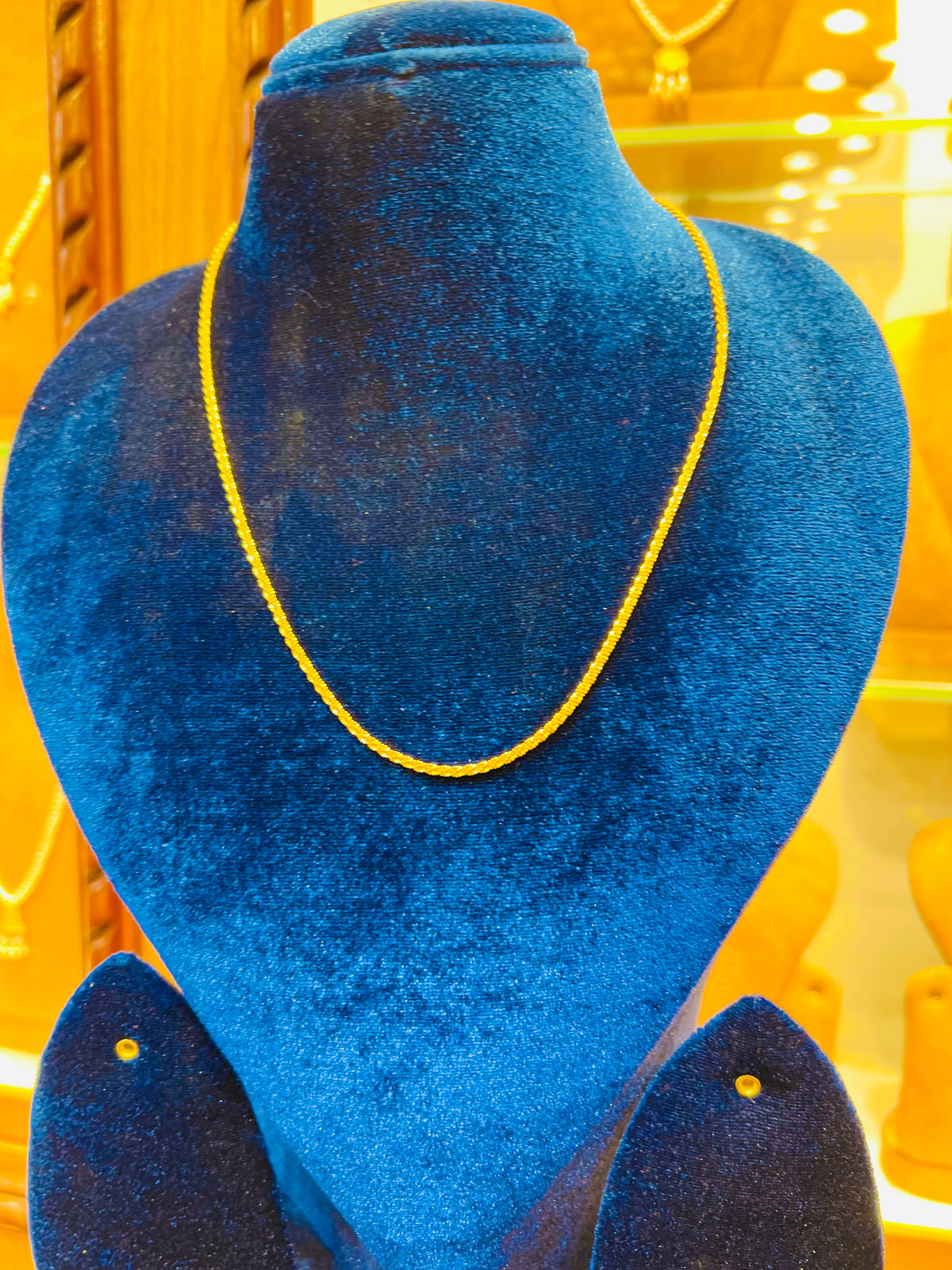 Gold Plated Ornate Pattern Chain – Party Wear Mirpur Jewelry City