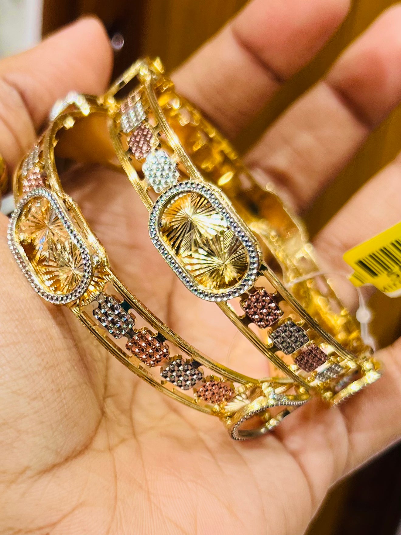 Gold Plated Traditional Churi Set – Elegant Hand Bangles Mirpur Jewelry City