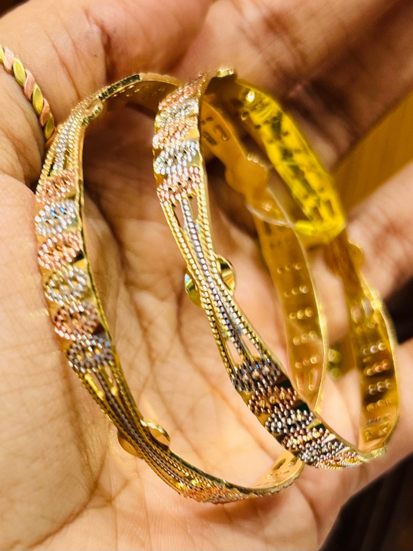 Gold Plated Modern Ethnic Churi Set for Women Mirpur Jewelry City