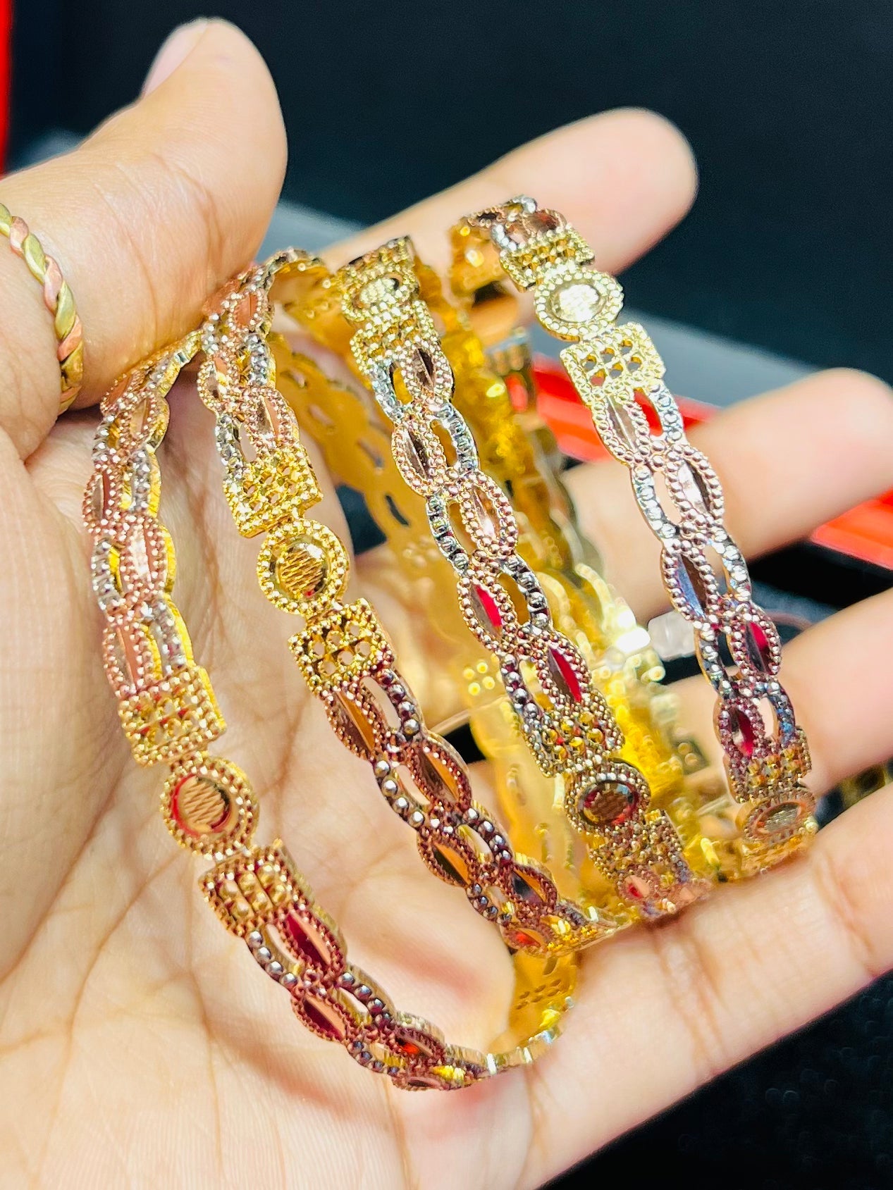 Gold Plated Fine Finished Churi Set for Women Mirpur Jewelry City