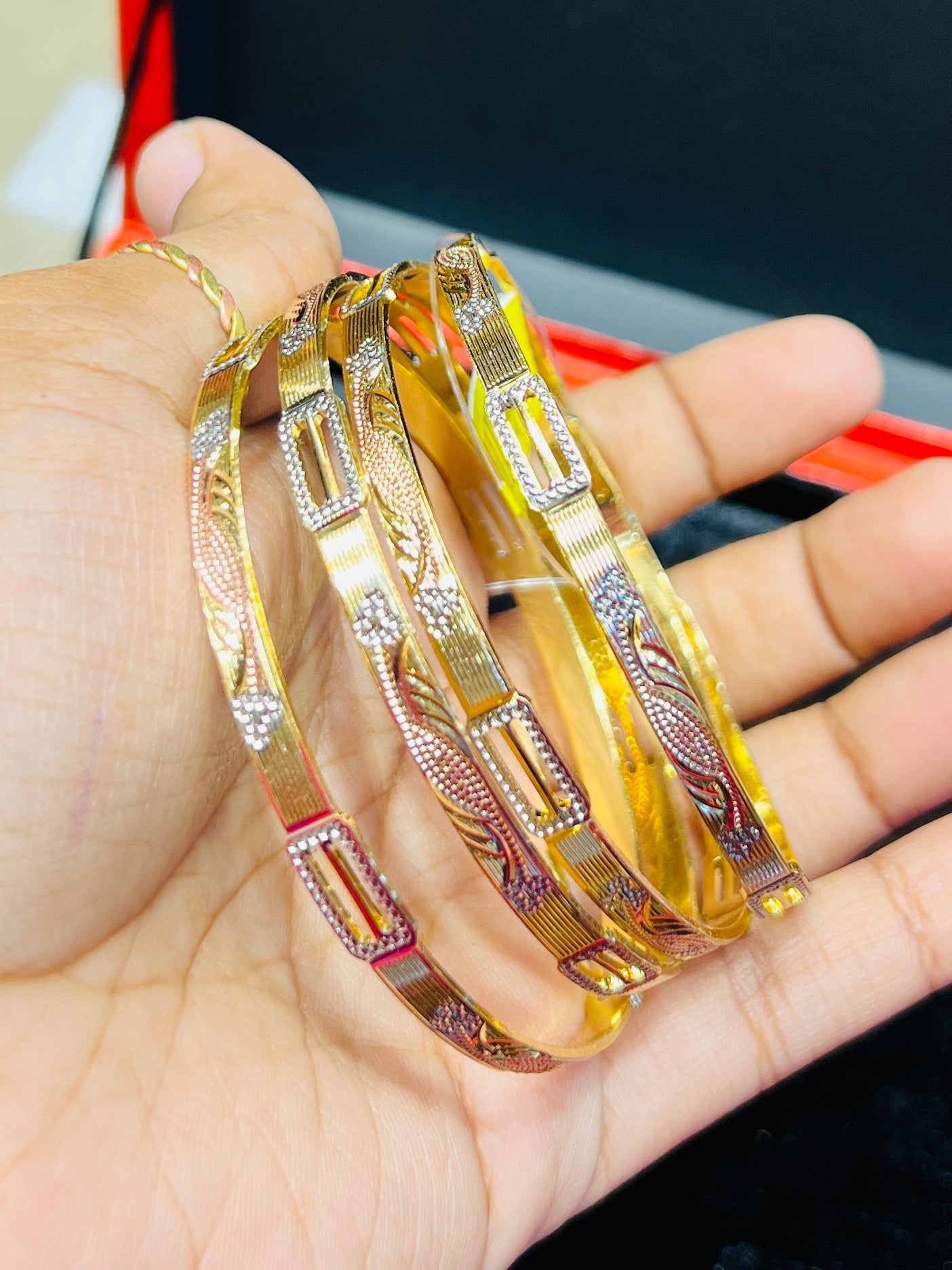 Gold Plated Premium Quality Churi Set – Ethnic Collection Mirpur Jewelry City