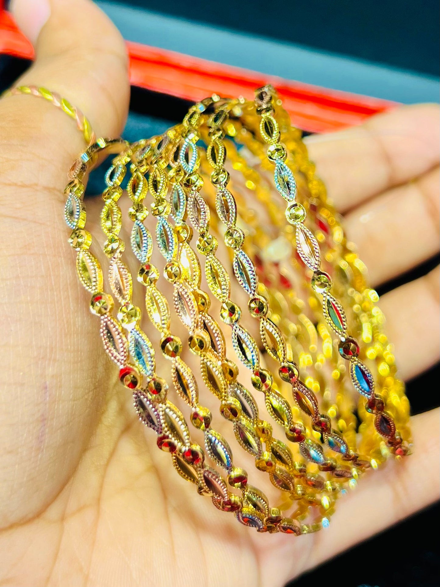 Gold Plated Lightweight Churi Set – Daily & Festive Wear Mirpur Jewelry City