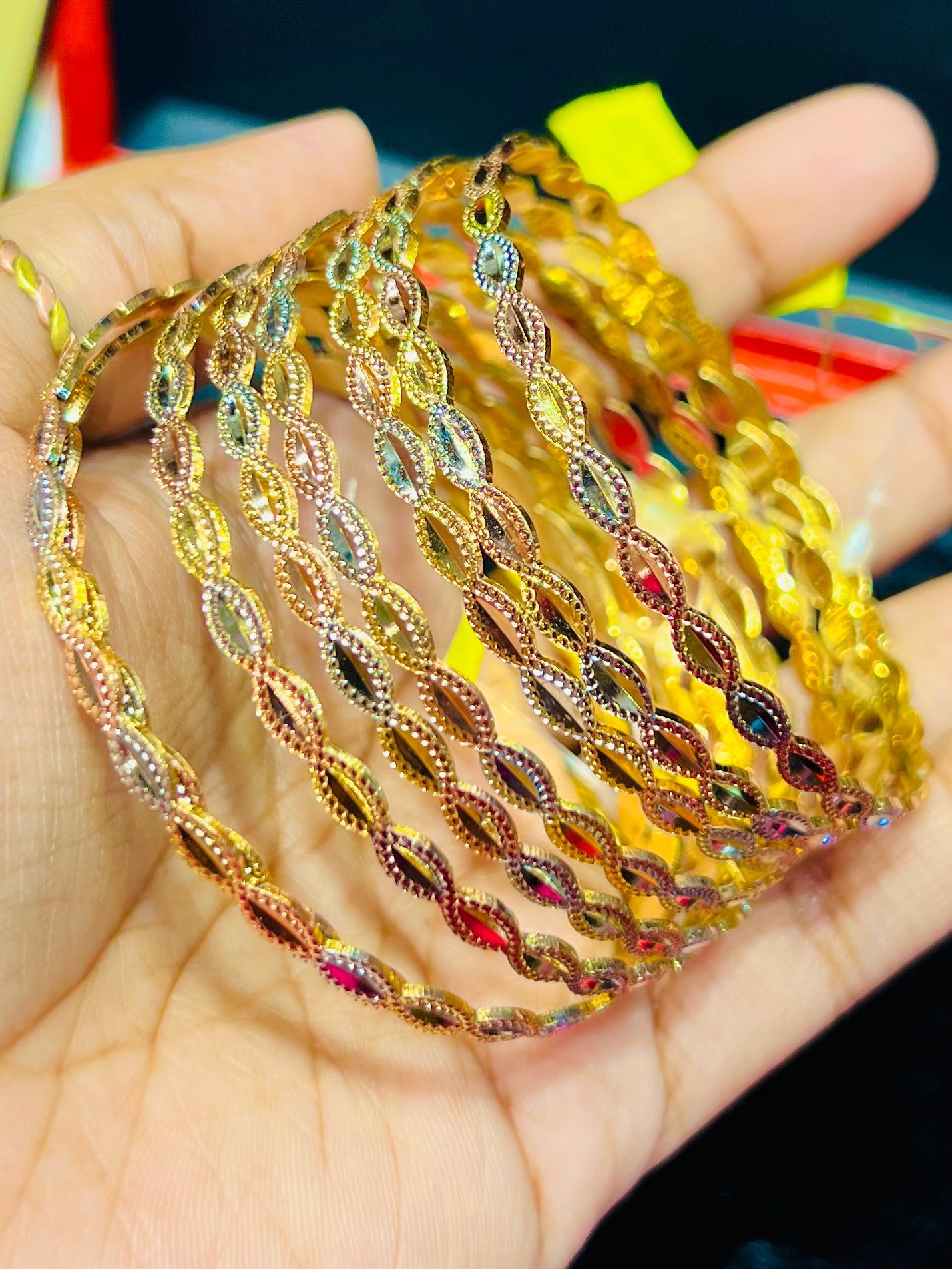 Gold Plated Fancy Churi Set – Party Wear Jewelry for Women Mirpur Jewelry City