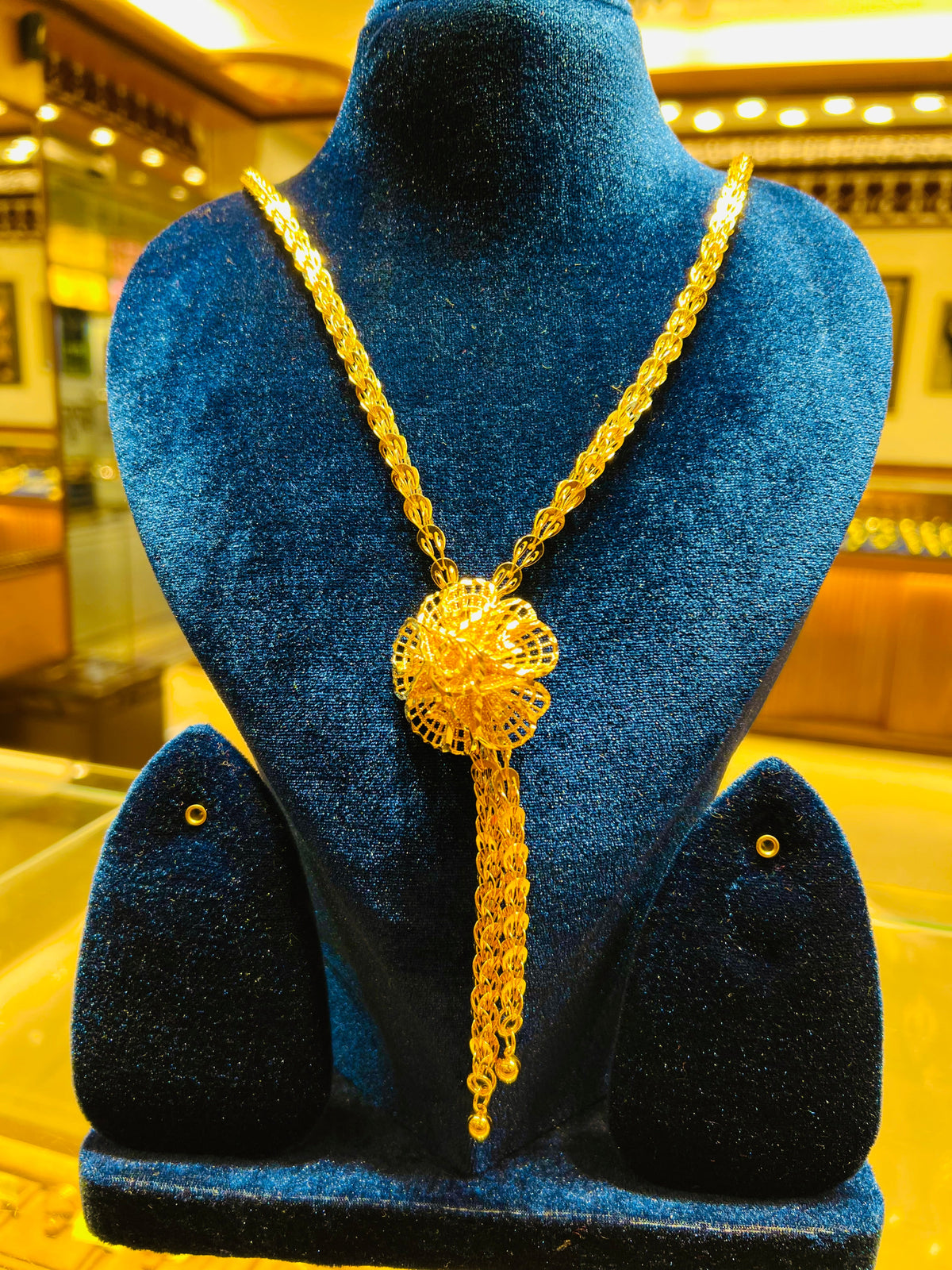 Gold Plated Mop Chain for Women – Traditional Daily Wear Mirpur Jewelry City