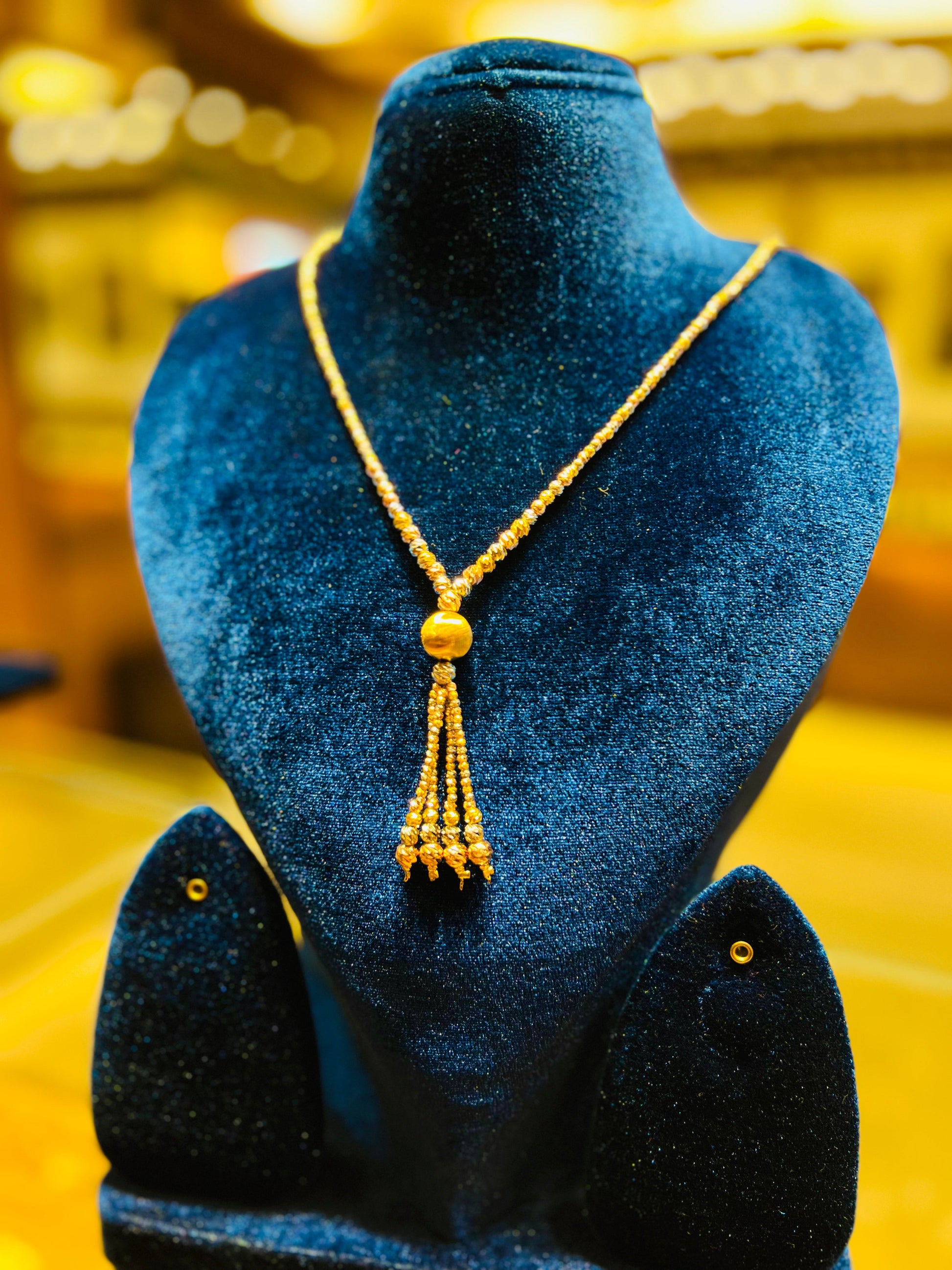 Gold Plated Fancy Mop Chain for Women Mirpur Jewelry City