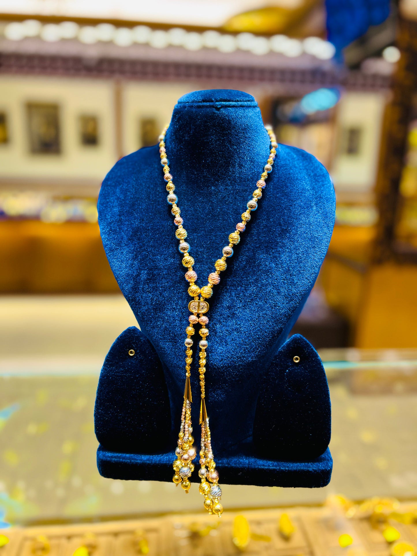 Gold Plated Statement Mop Chain – Festive Collection Mirpur Jewelry City