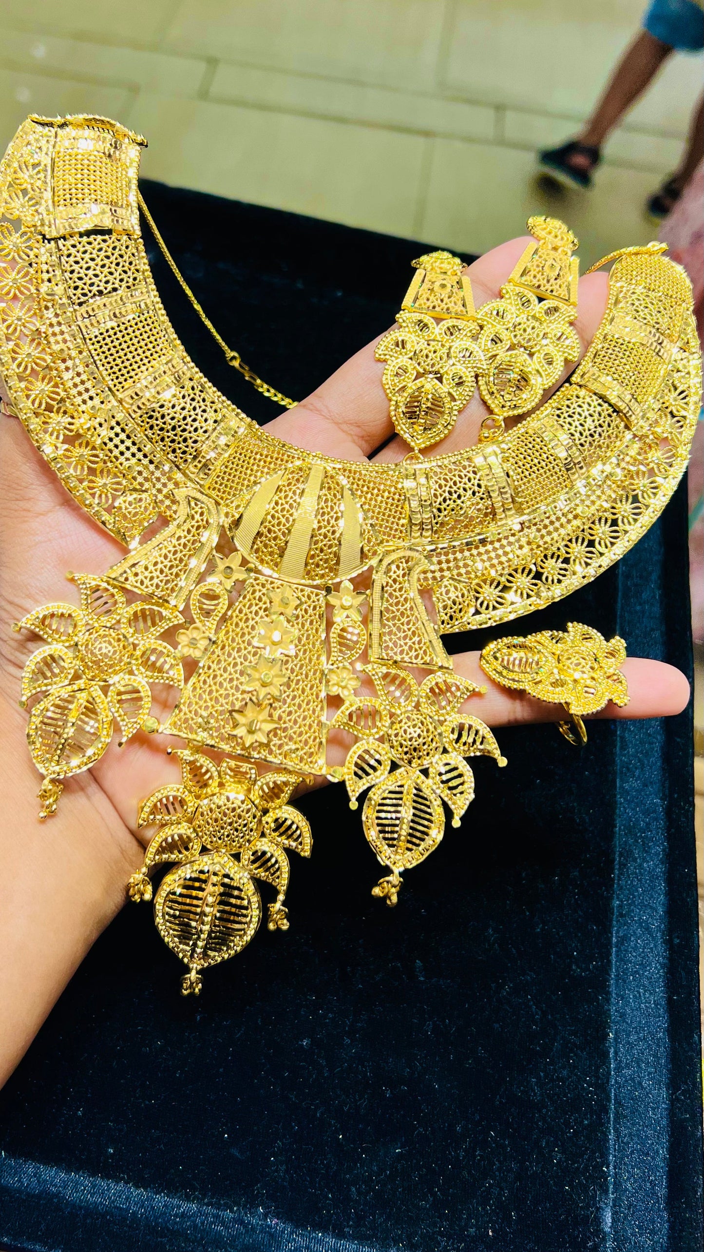 Classic Gold Plated Chain Necklace – Timeless Ethnic Jewelry for Women Mirpur Jewelry City