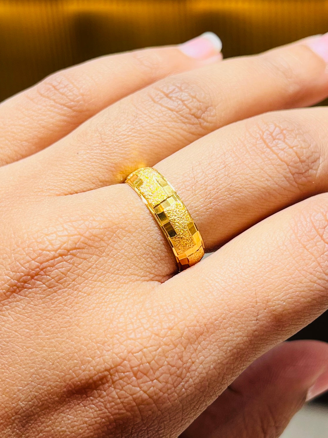 ✨ 22K Gold-Plated Elegant Ring | Long-Lasting Shine Mirpur Jewelry City