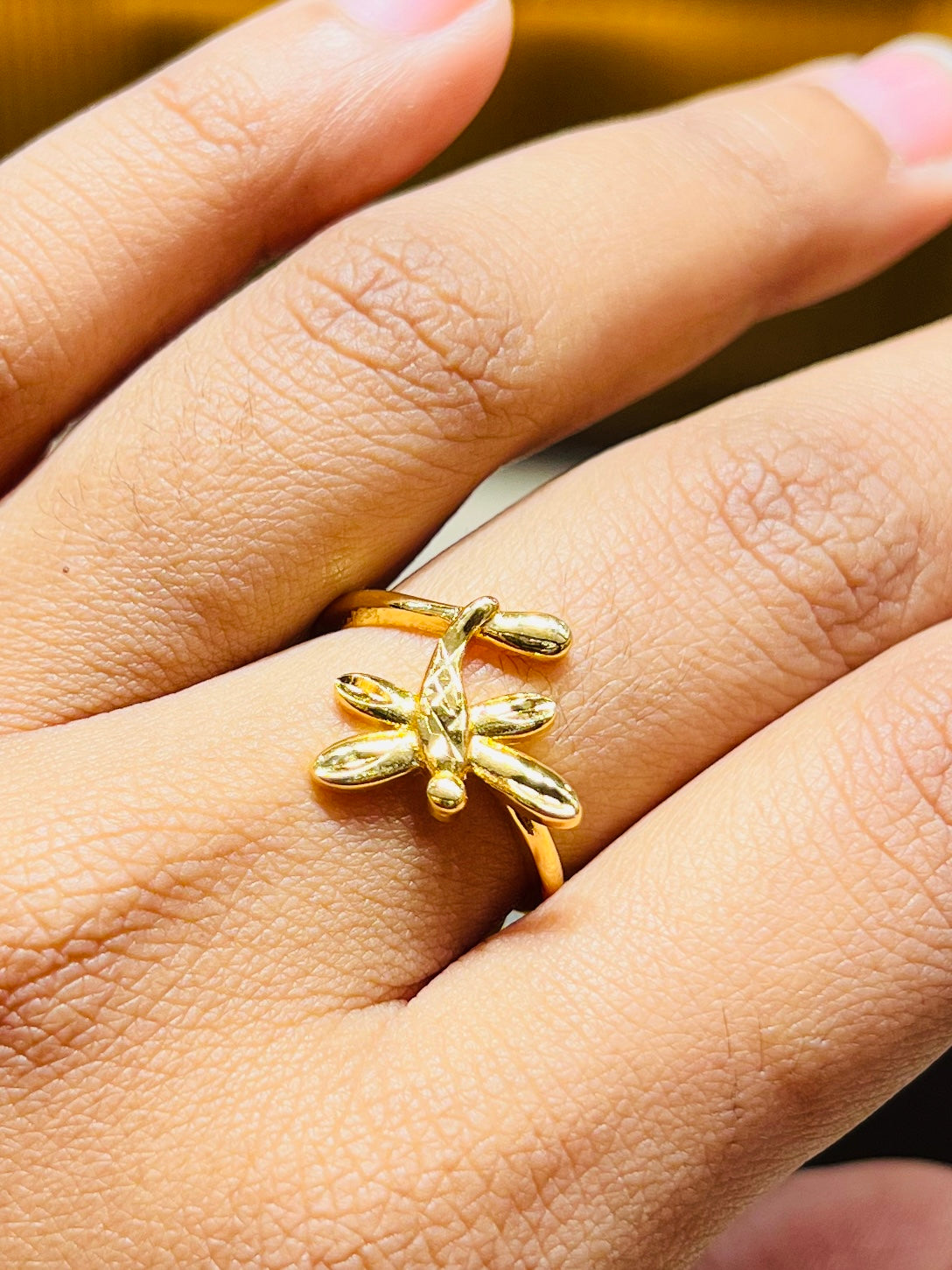 ✨ 22K Gold-Plated Elegant Ring | Long-Lasting Shine Mirpur Jewelry City