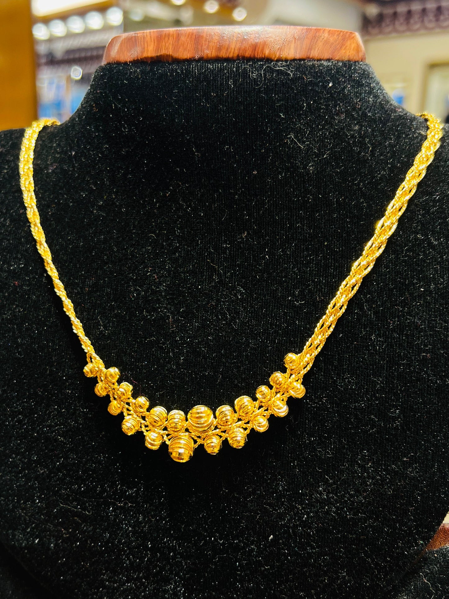 22K Gold Polish Premium Chain – Elegant & Classic Design Mirpur Jewelry City