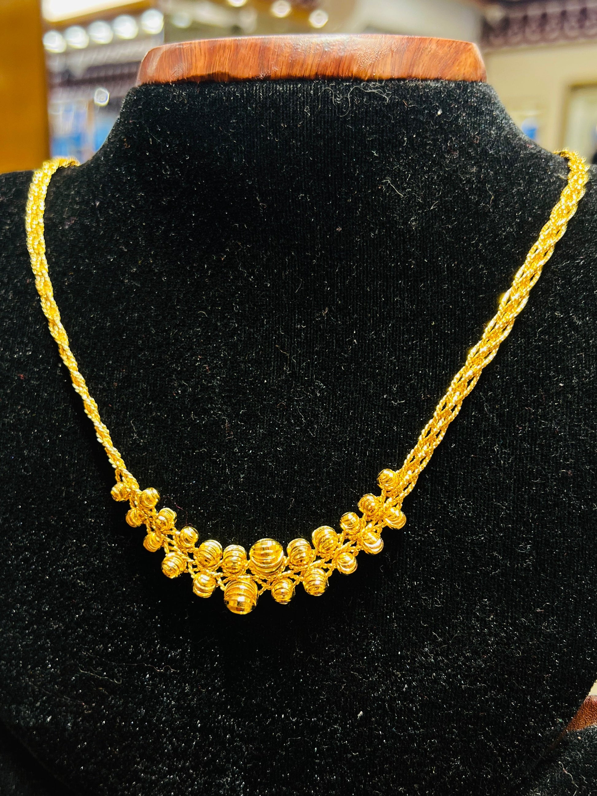 22K Gold Polish Premium Chain – Elegant & Classic Design Mirpur Jewelry City