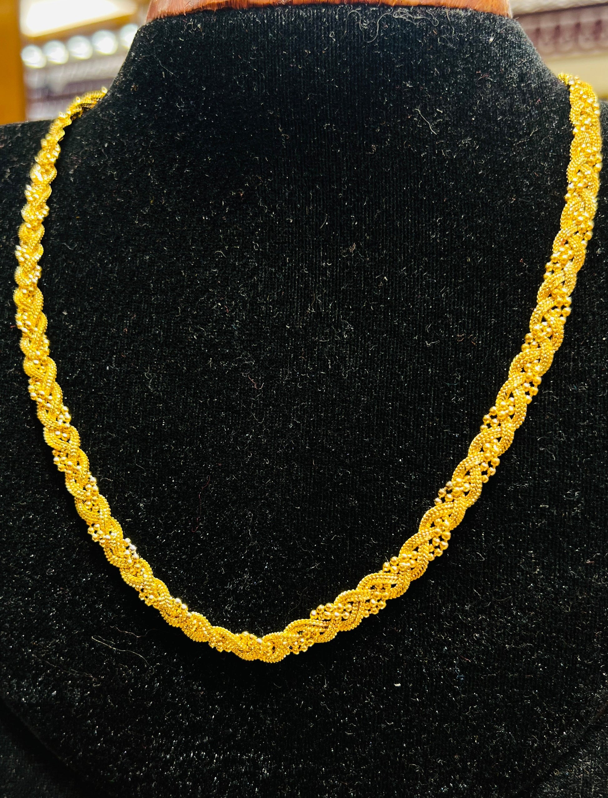 Premium 22K Gold Polish Chain (1.5gm) – Timeless Elegance Mirpur Jewelry City