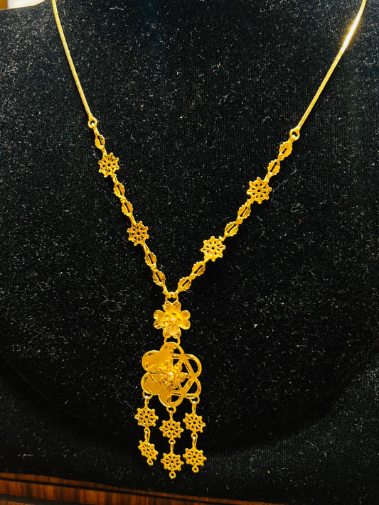 Shining Mop Chain – 22K Gold Polish, Stylish & Recolorable Mirpur Jewelry City