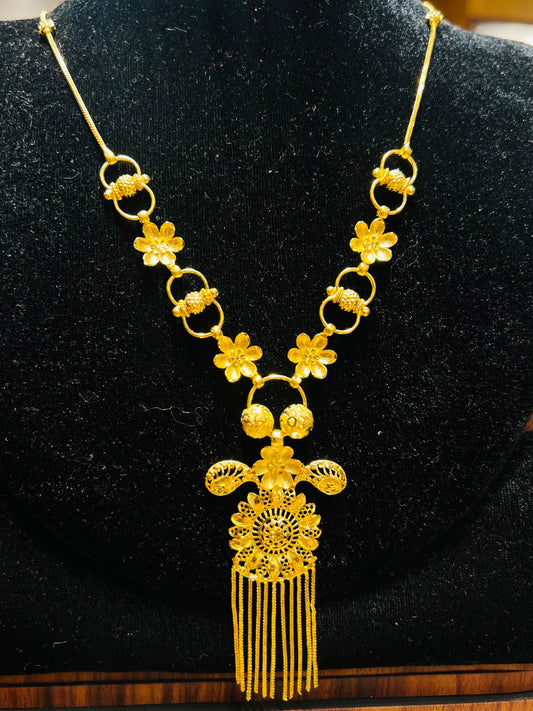 “Elegant Mop Gold Chain – 22K Gold Polish, Lightweight & Timeless Design Mirpur Jewelry City