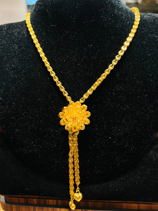 Shining 22k  Gold Polish Mop Chain Mirpur Jewelry City