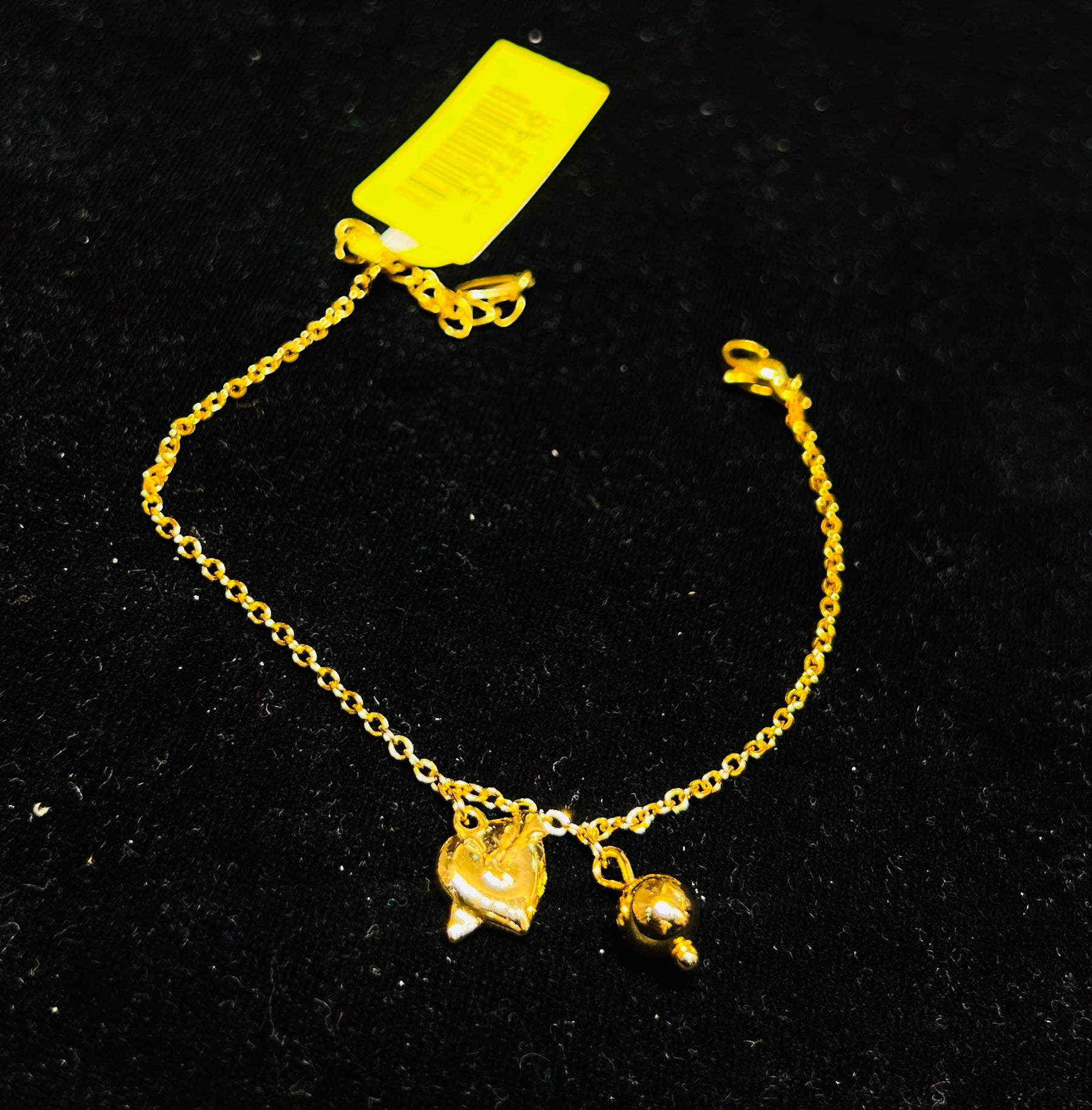 Golden Chain Bracelet Mirpur Jewelry City