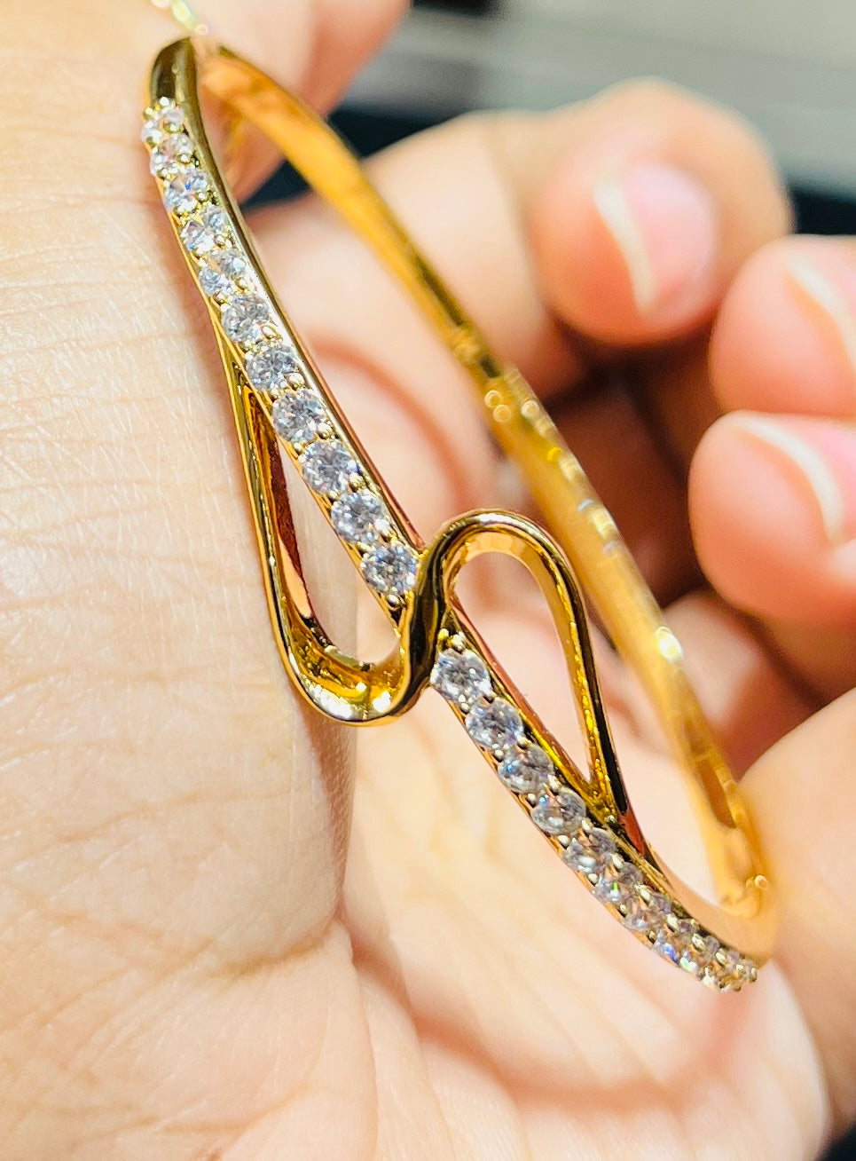 Elegant Churi Style Gold Plated Bracelet Mirpur Jewelry City