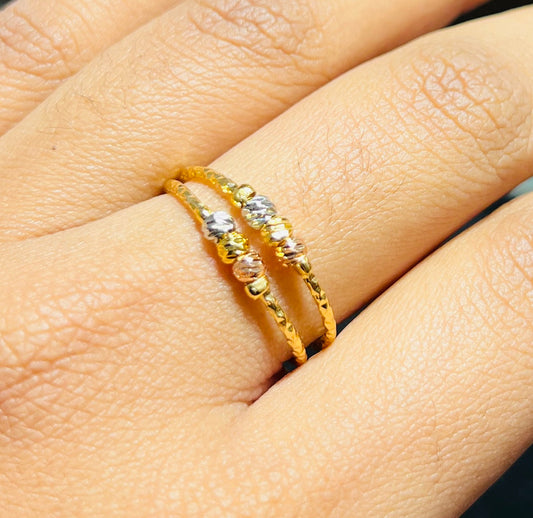 ✨ 22K Gold-Plated Elegant Ring for Women Mirpur Jewelry City
