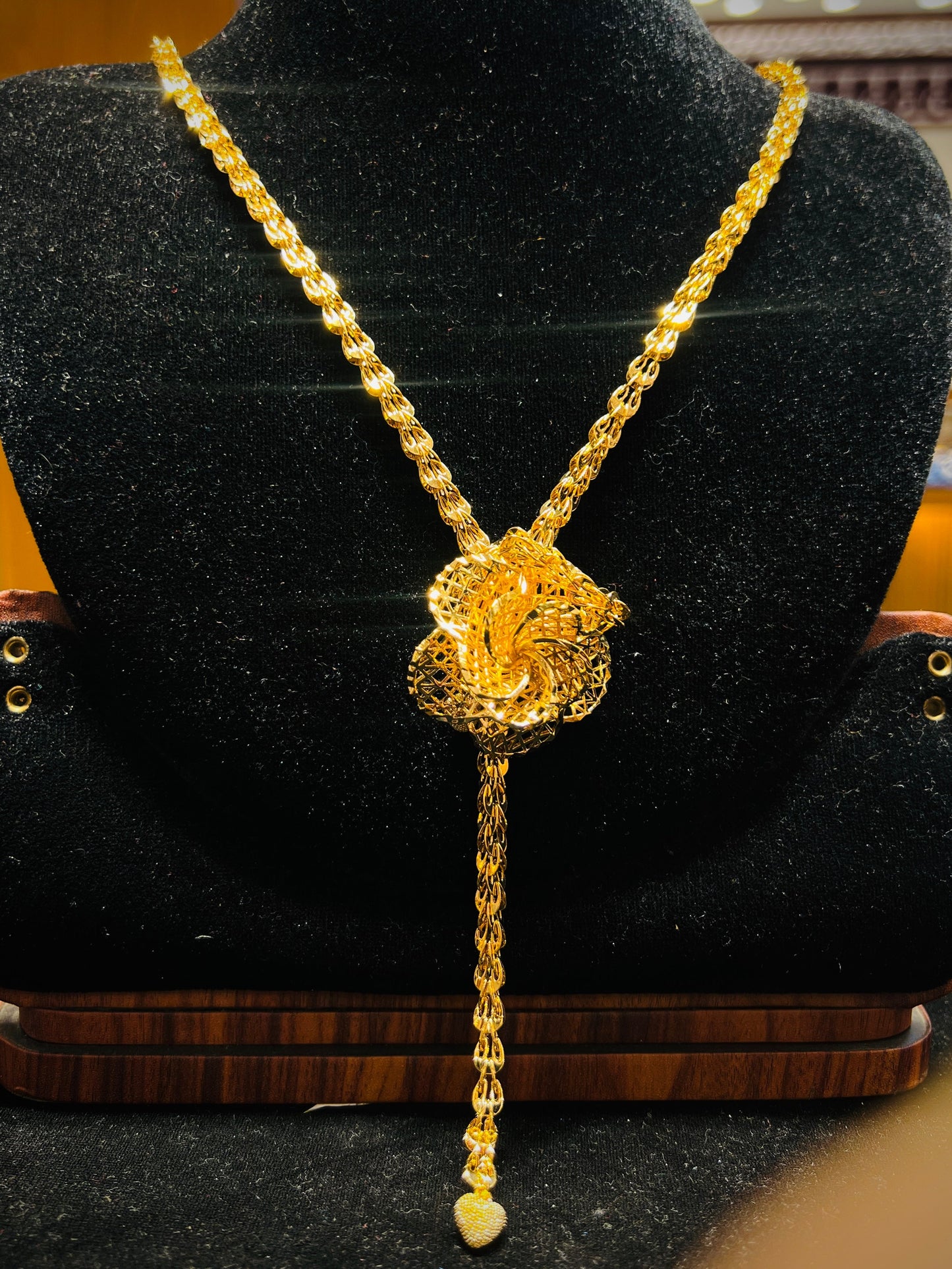 Premium Quality Gold Polish Mop Chain Mirpur Jewelry City