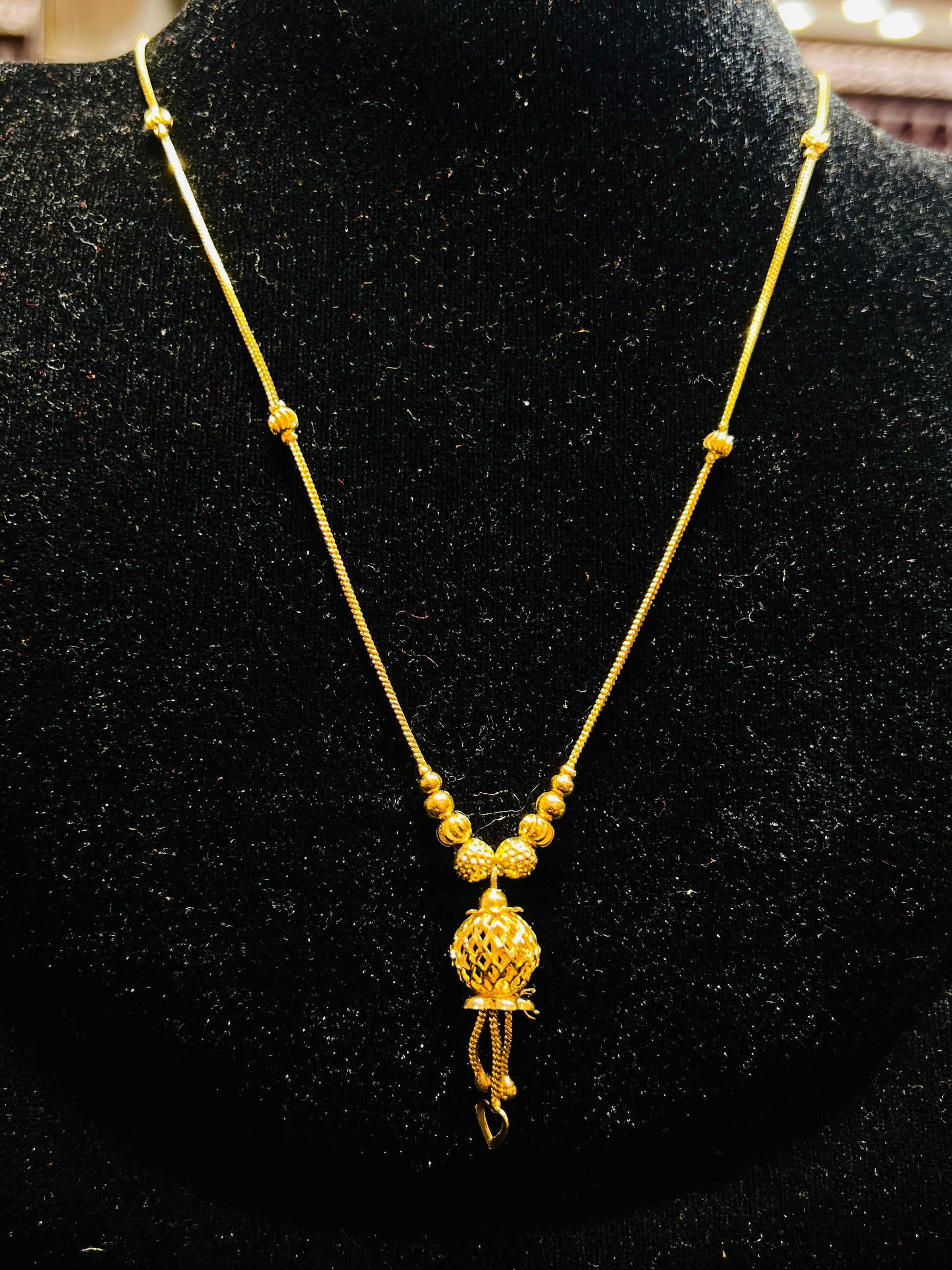 Traditional Style Gold Mop Chain Mirpur Jewelry City