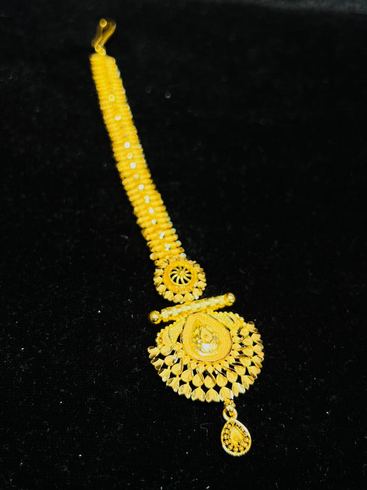Elegant Golden Tikli for Bridal & Party Wear Mirpur Jewelry City