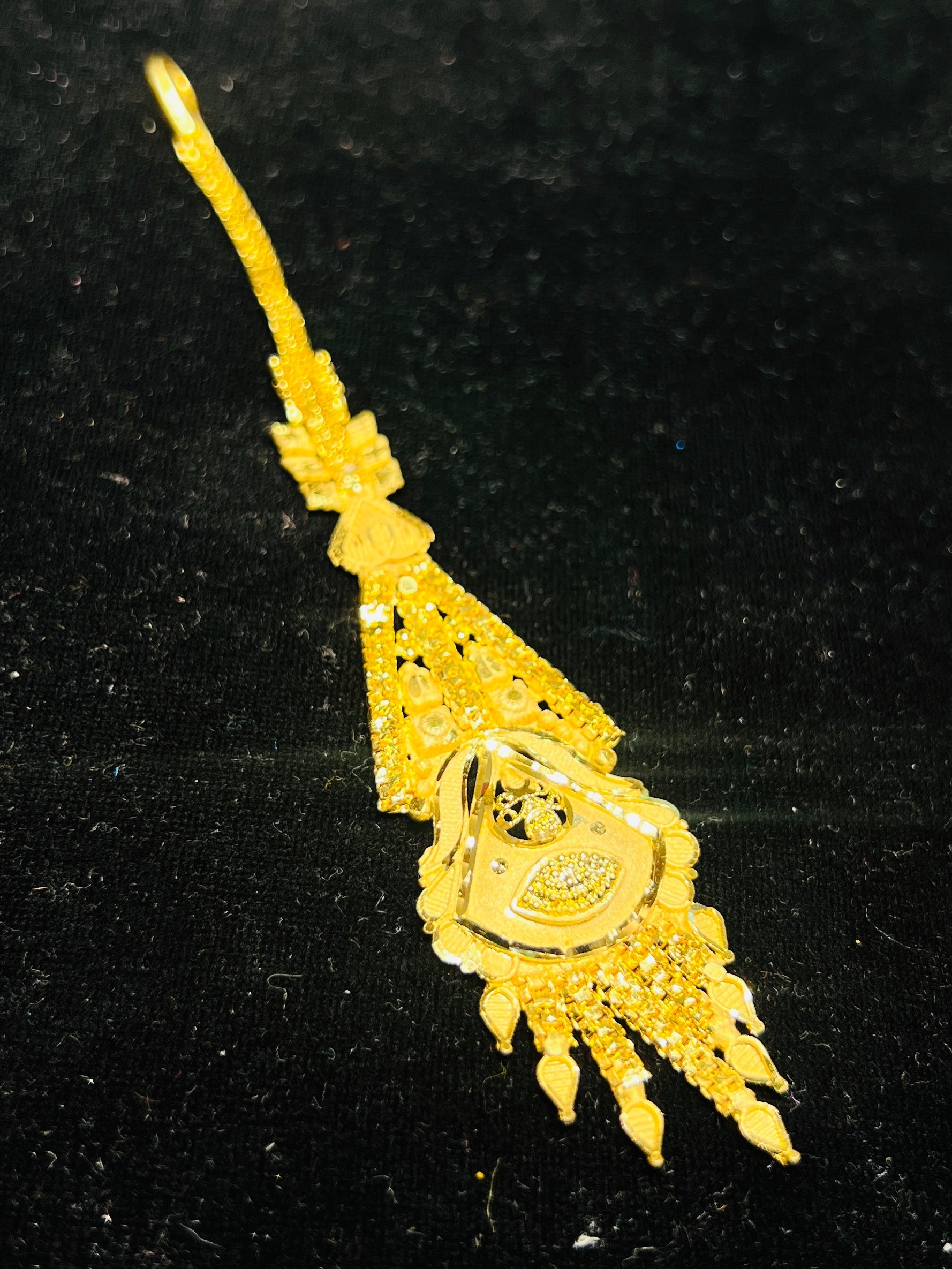 Premium Gold Polish Tikli for Festive Looks Mirpur Jewelry City