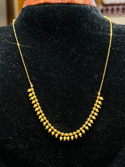 Lightweight 22K Gold Polish Chain Mirpur Jewelry City