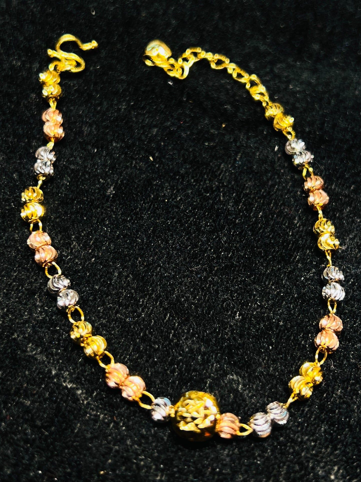 Trendy Gold Plated Ladies  Ball Bracelet Mirpur Jewelry City