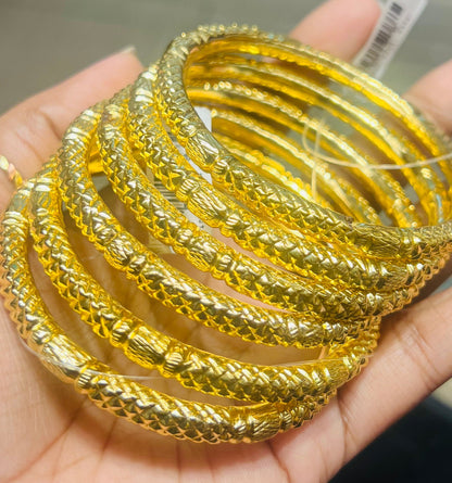 Bridal Collection 22K Gold Polish Ruli Bala (1 Pair) Mirpur Jewelry City