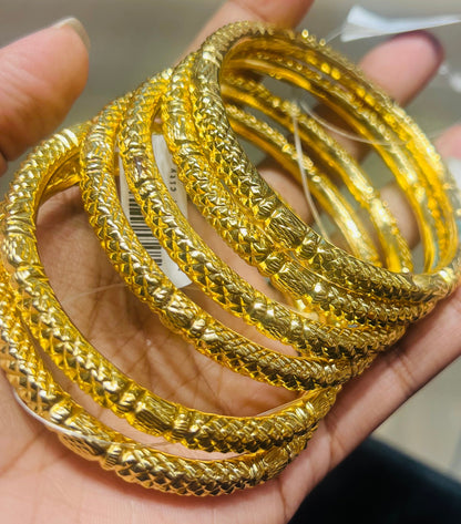 Bridal Collection 22K Gold Polish Ruli Bala (1 Pair) Mirpur Jewelry City