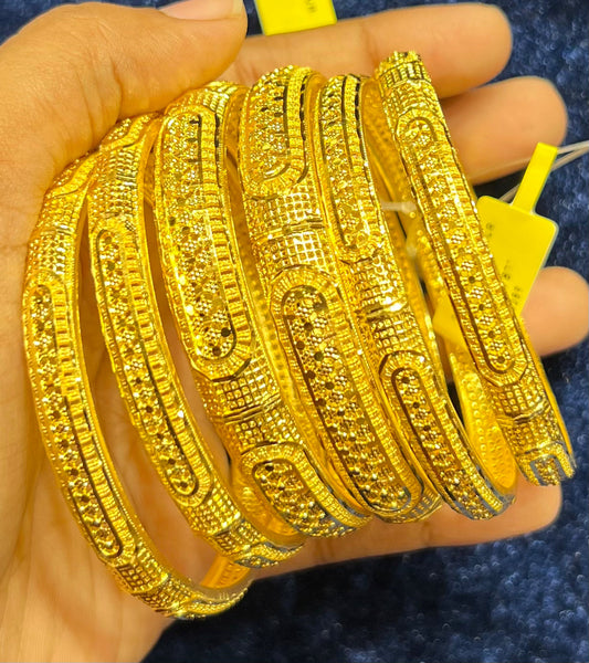 Gold Plated Churi Set – Traditional Jewelry for Special Occasions Mirpur Jewelry City