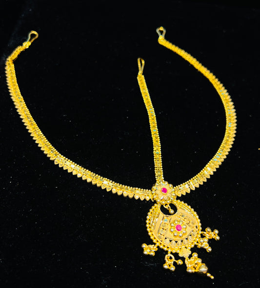 Tyra – 22K Gold Polish Bridal Headpiece Mirpur Jewelry City