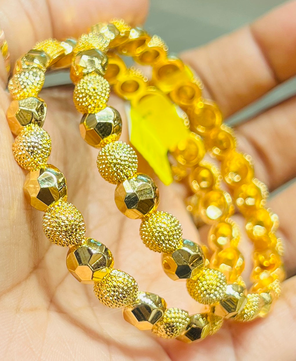 Classic Lock Churi – 22K Gold Polish | Premium Finish Traditional Jewellery(1 pair) Mirpur Jewelry City