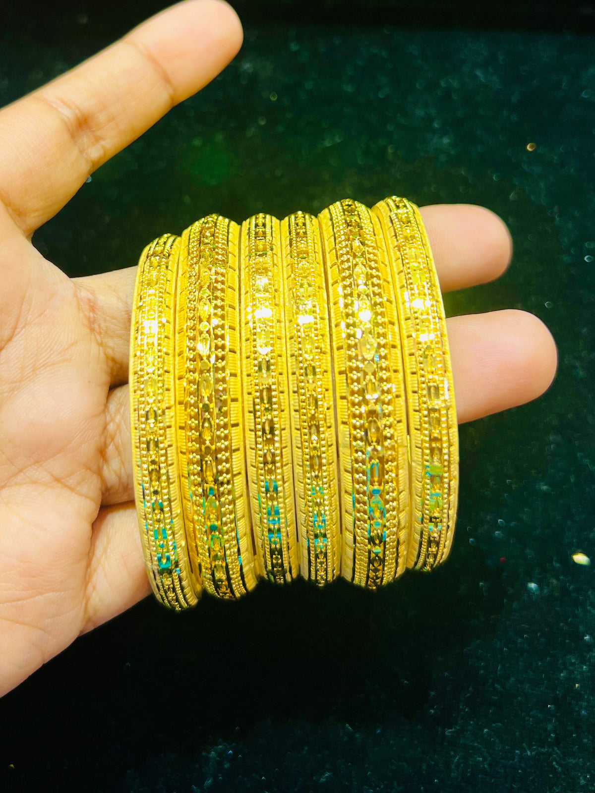 Traditional Designer Churi Set for Women – Premium Gold Plated Finish Mirpur Jewelry City