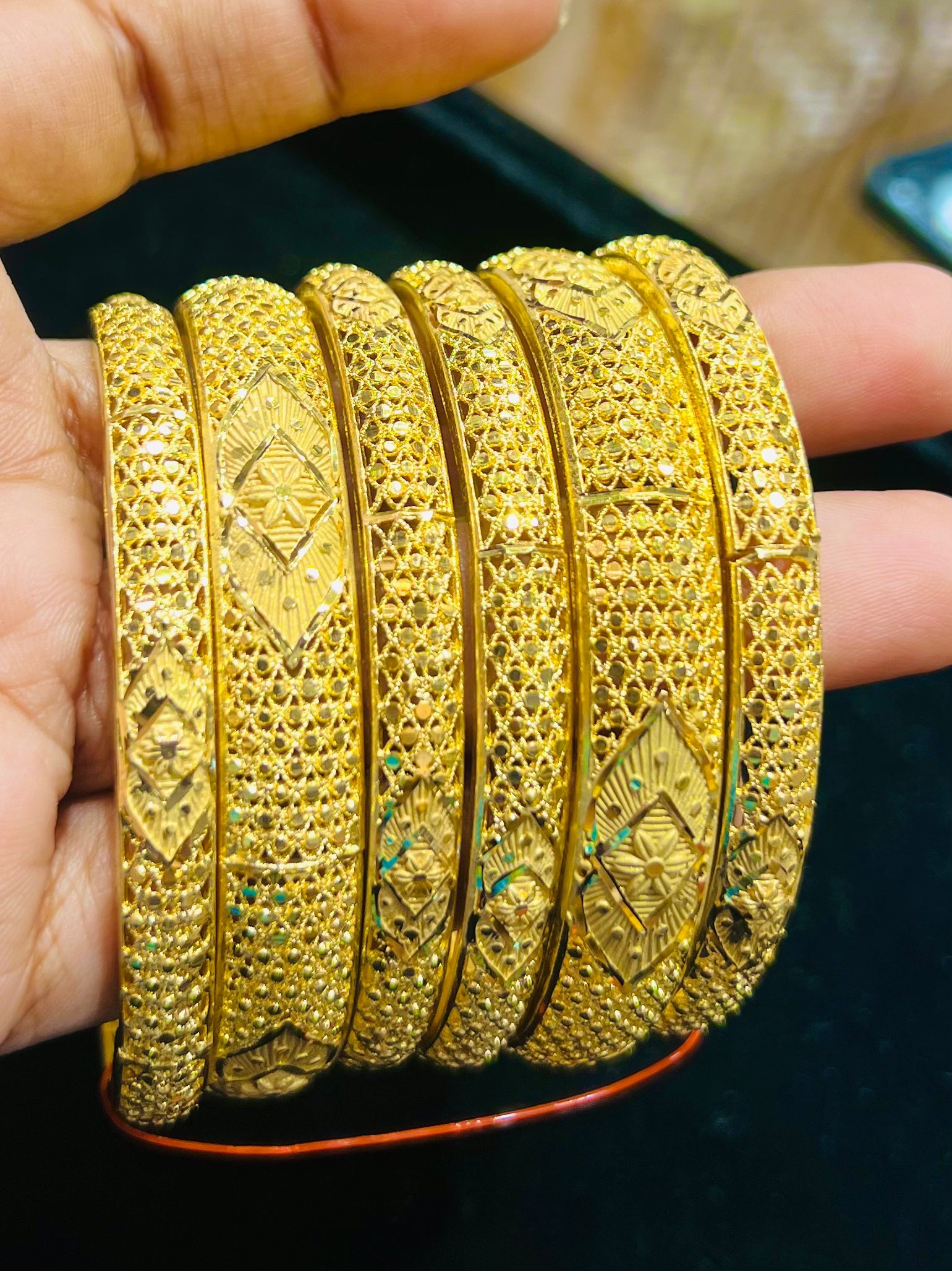 Classic Gold Plated Churi Set – Timeless Ethnic Bangles for Women Mirpur Jewelry City