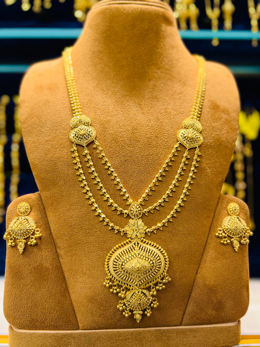 Gold Plated Heritage Style Bridal Sitahar Mirpur Jewelry City