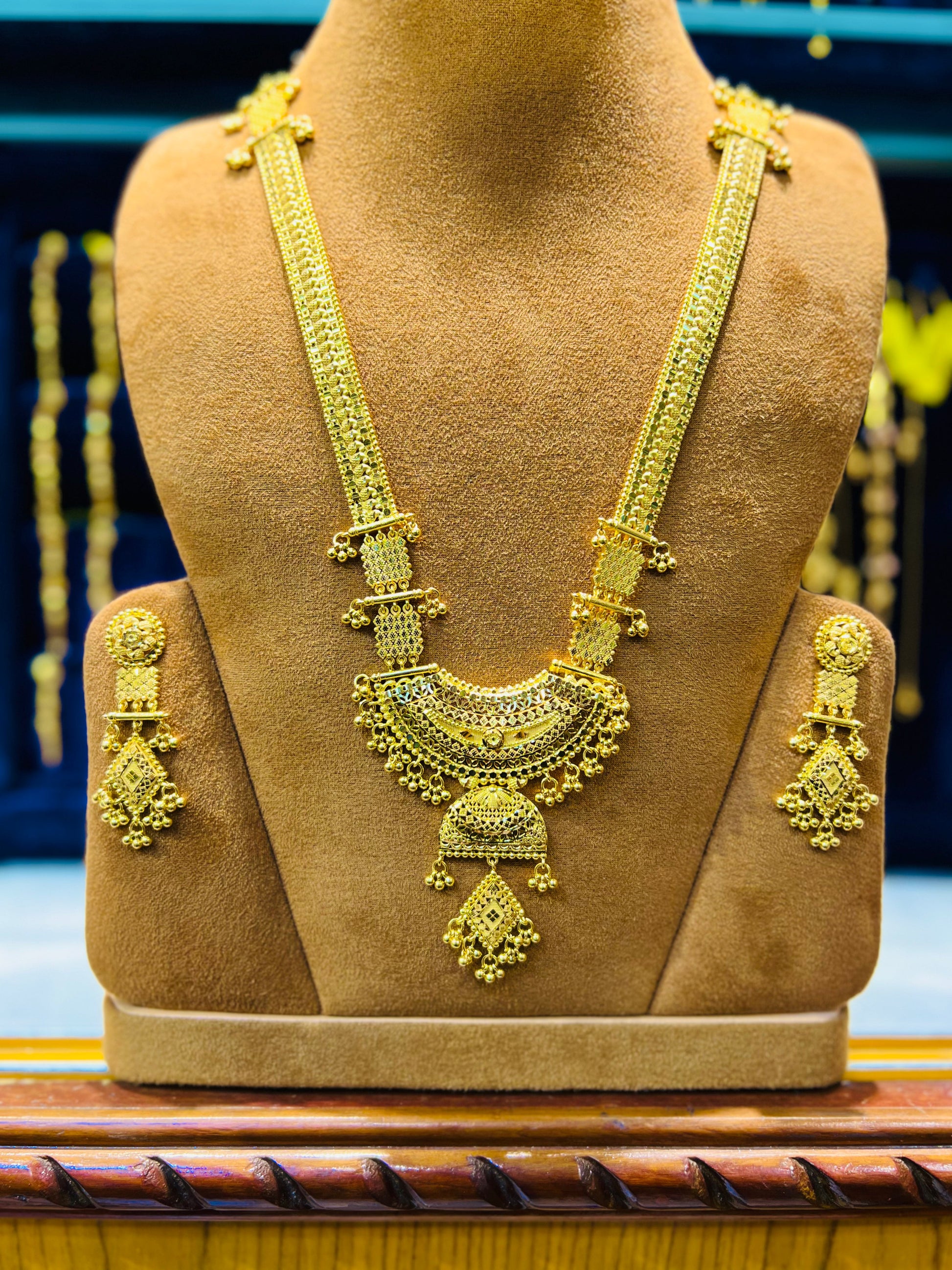 Gold Plated Heritage Style Bridal Sitahar Mirpur Jewelry City